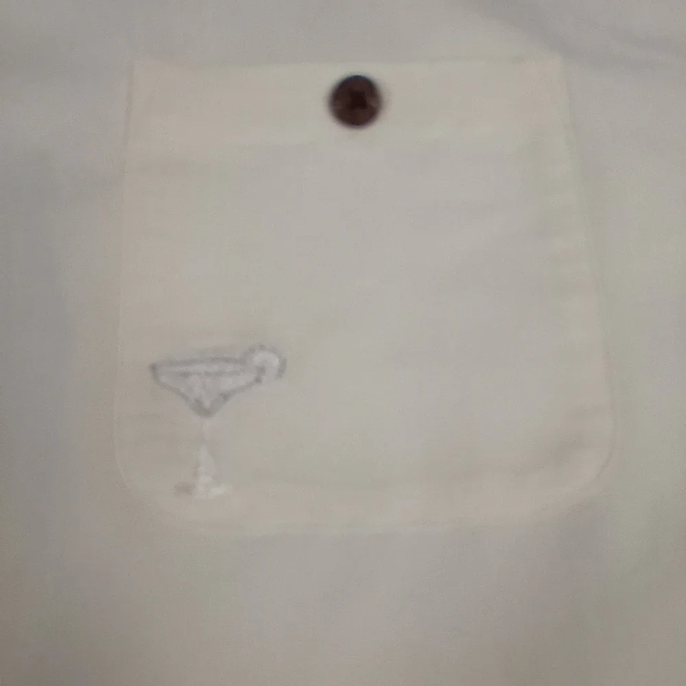 Caribbean XL Embroidered Parrot Mens Button Down Shirt - Picture 5 of 13